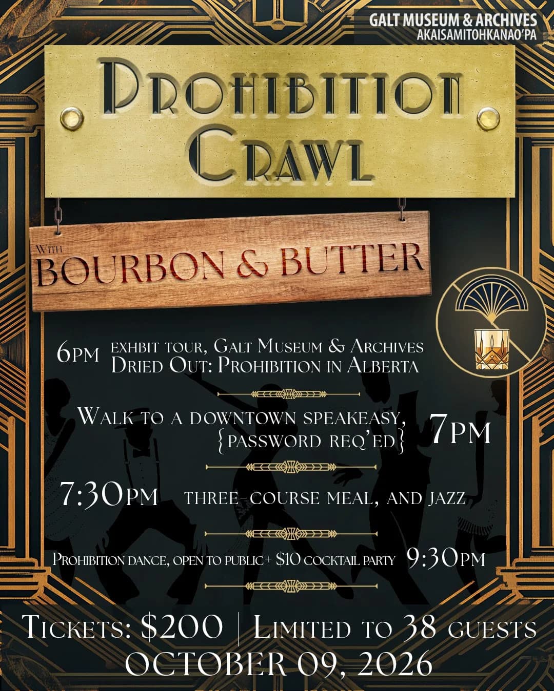 Prohibition Crawl with Bourbon & Butter